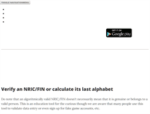 Tablet Screenshot of nric.biz